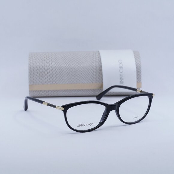 Final Price! Jimmy Choo JJC154 029A 00 Black Eyeglasses 53mm